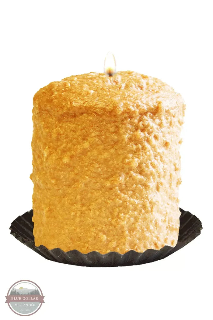 Warm Glow Candle Co. WGCMHBNB Banana Nut Bread Mini Hearth Candle Front View