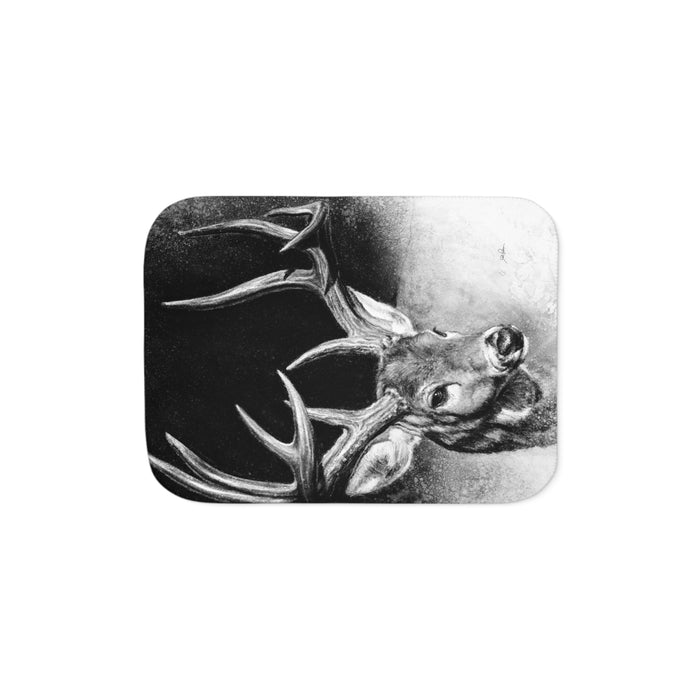 "Whitetail Buck" Sherpa Blanket.