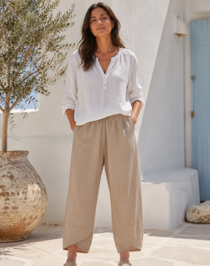 Willow - Easy Wide-Leg Pants Wide Leg Palazzo