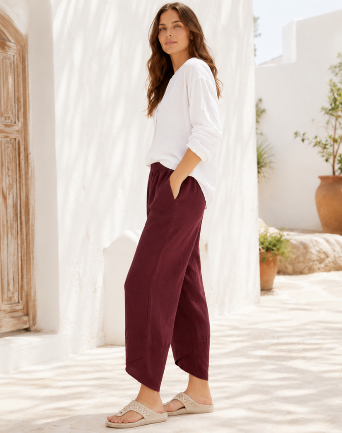 Willow - Easy Wide-Leg Pants Wide Leg Palazzo