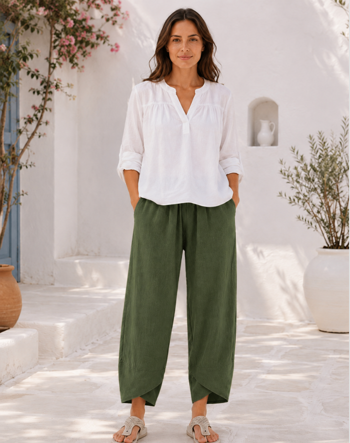 Willow - Easy Wide-Leg Pants Wide Leg Palazzo