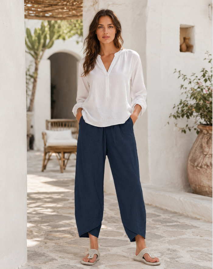Willow - Easy Wide-Leg Pants Wide Leg Palazzo