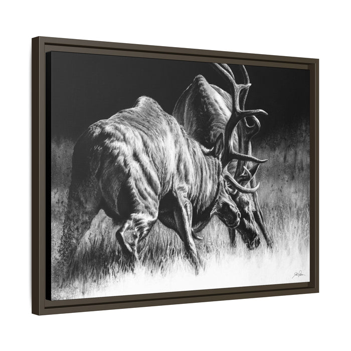 "Winner Takes All" Framed Canvas