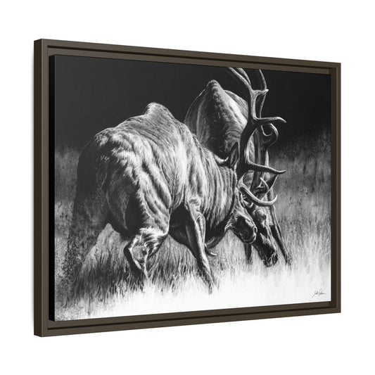 "Winner Takes All" Framed Canvas