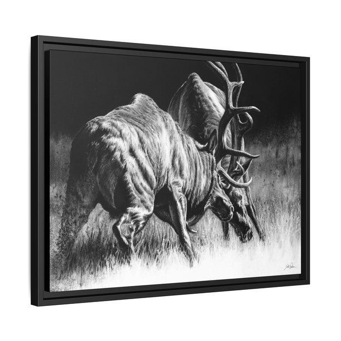 "Winner Takes All" Framed Canvas