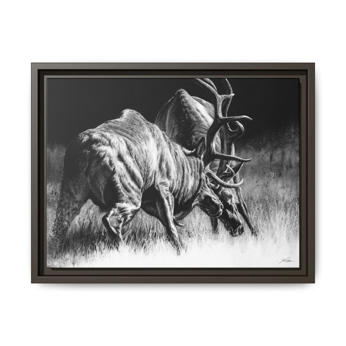 "Winner Takes All" Framed Canvas