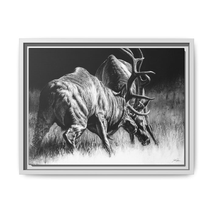 "Winner Takes All" Framed Canvas