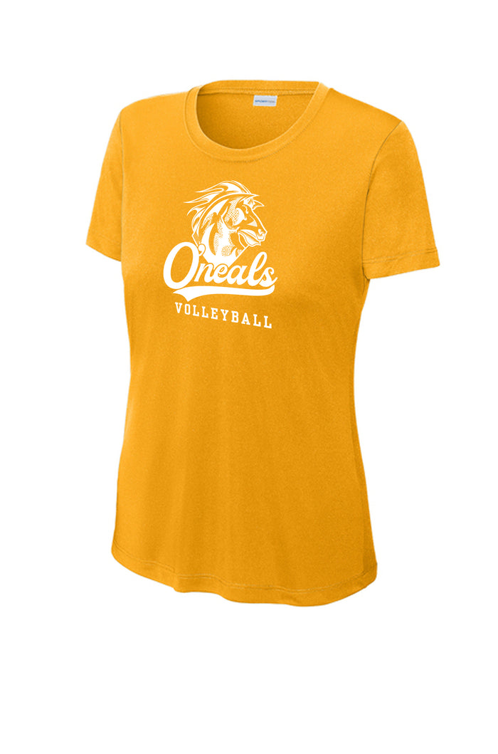 Womens drifit tee  100% Polyester