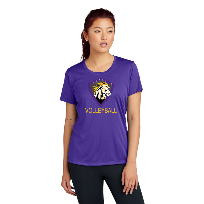Womens Polyester Short Sleeve Shirt (multiple colors)