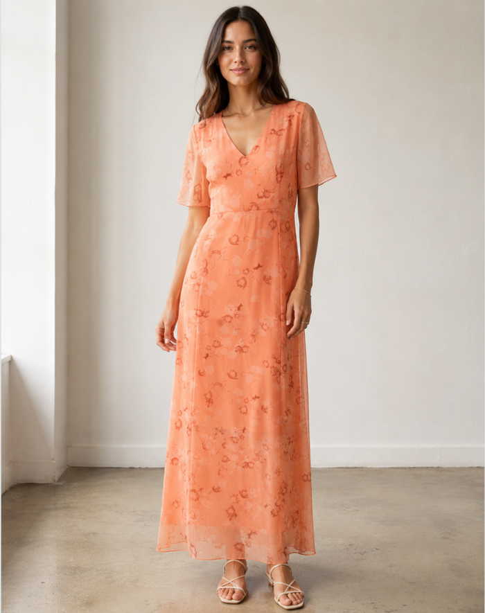 Women's Tailored Maxi Dress - Elegant Summer Sundress Fashion