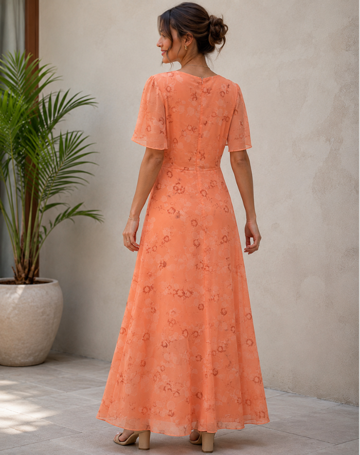Women's Tailored Maxi Dress - Elegant Summer Sundress Fashion