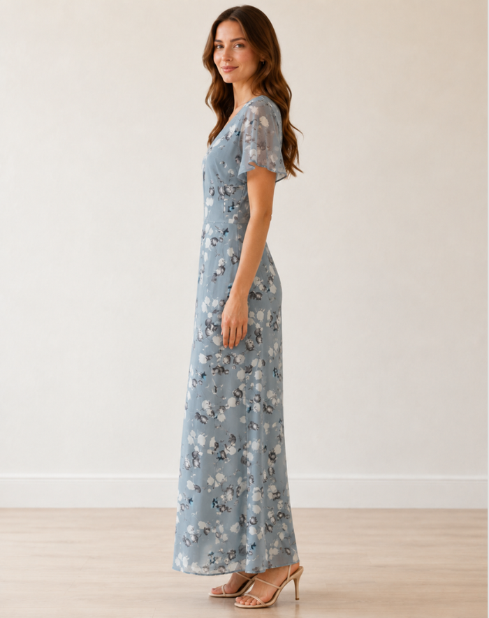 Women's Tailored Maxi Dress - Elegant Summer Sundress Fashion
