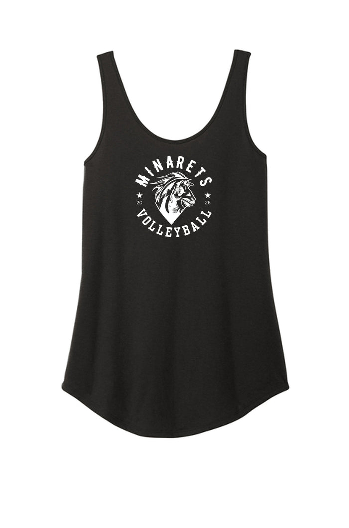 Womens Tri Blend Tank 50/25/25 polyester/combed ring spun cotton/rayon