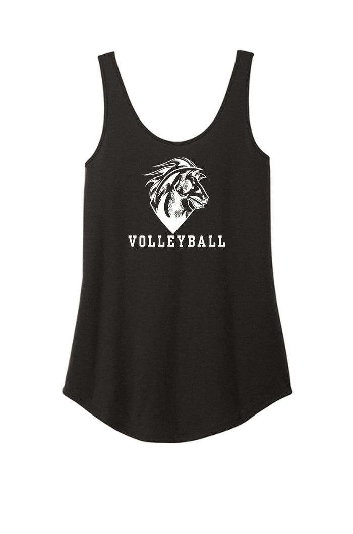 Womens Tri Blend Tank 50/25/25 polyester/combed ring spun cotton/rayon