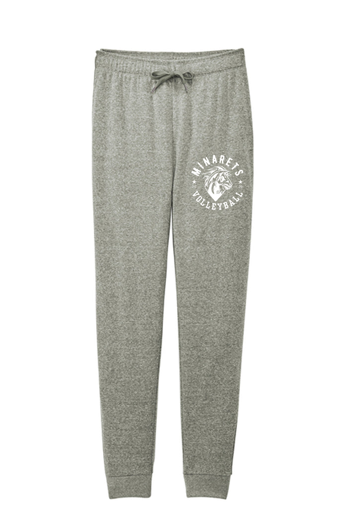 Womens Triblend Joggers  54/40/6 poly/combed ring spun cotton/rayon