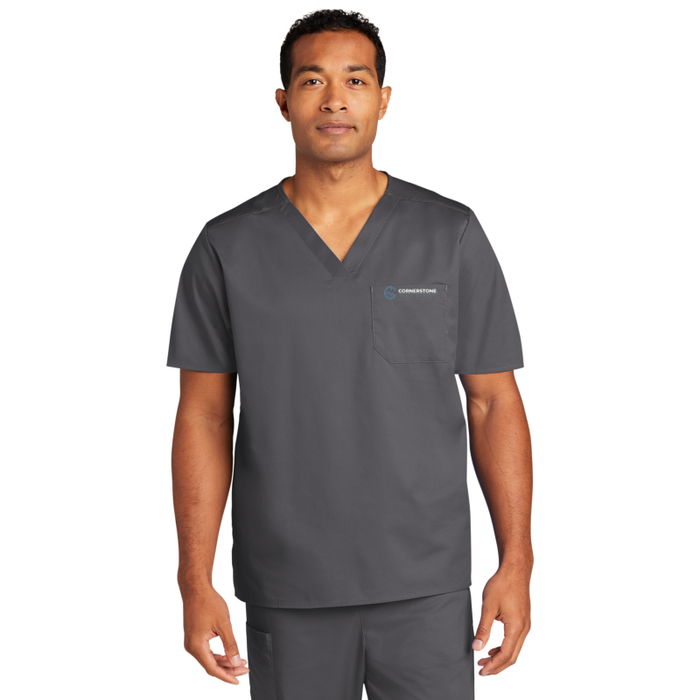 WonderWink® Unisex WorkFlex™ Chest Pocket V-Neck Top