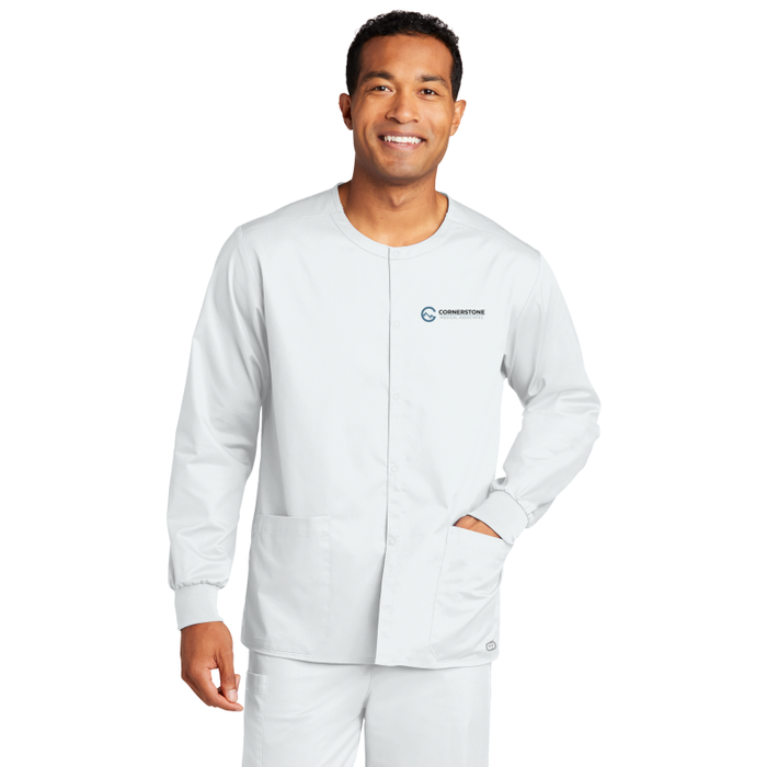 WonderWink® Unisex WorkFlex™ Snap-Front Scrub Jacket