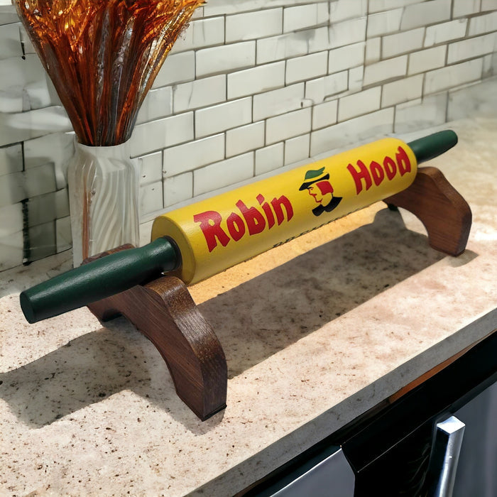 retro wooden rolling pin