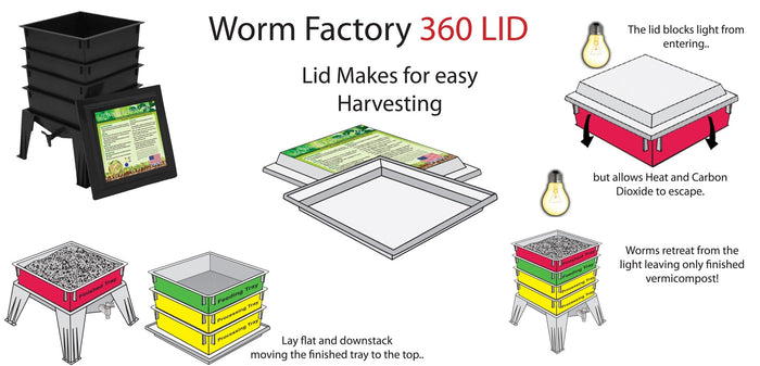 Nature's Footprint Worm Factory 360 - 4 Tray Worm Composter (No Worms Included)