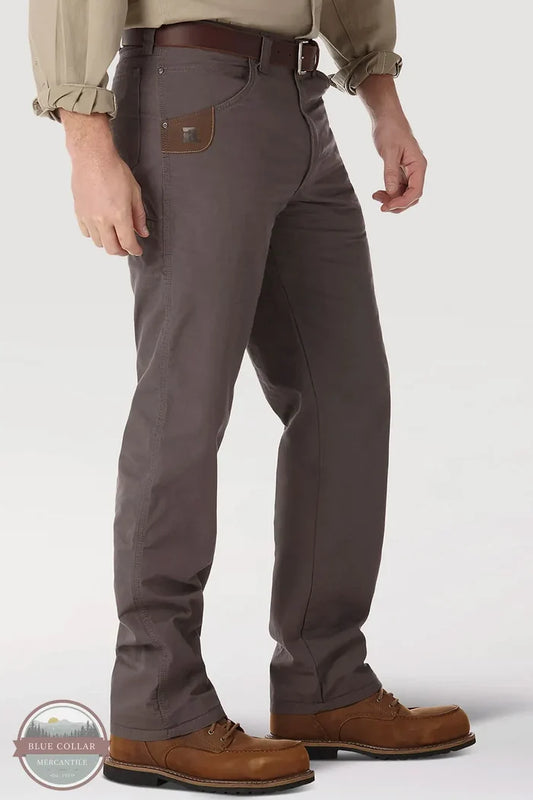 Wrangler 3W045CH Riggs Workwear Technician Pantsin Charcoal side view