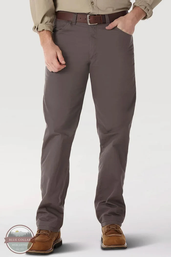 Wrangler 3W045CH Riggs Workwear Technician Pants in Charcoal front view