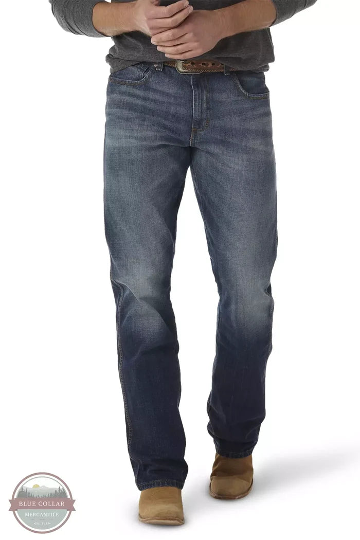 Wrangler WRT20JH Wrangler Retro® Relaxed Boot Cut Jeans in JH Wash Front View