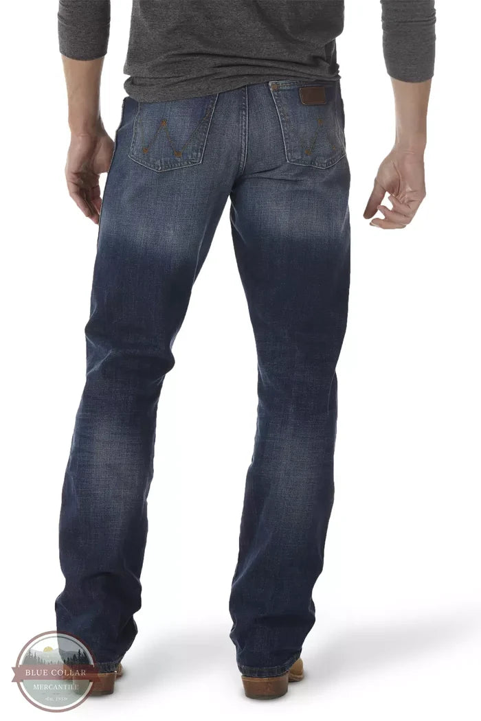 Wrangler WRT20JH Wrangler Retro® Relaxed Boot Cut Jeans in JH Wash Back View