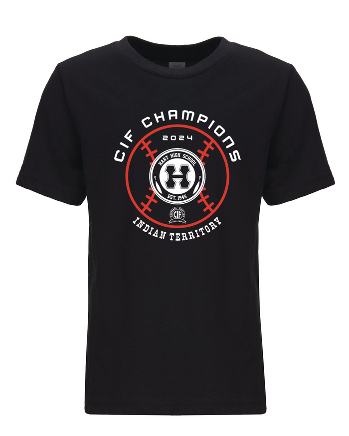Youth Hart High CIF Champs, Black Shirt