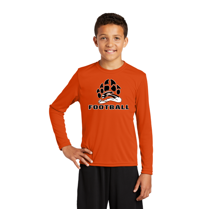 Youth Polyester Long Sleeve Shirt (Multiple Colors)