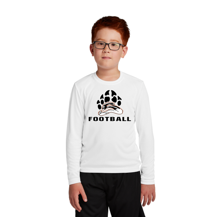 Youth Polyester Long Sleeve Shirt (Multiple Colors)